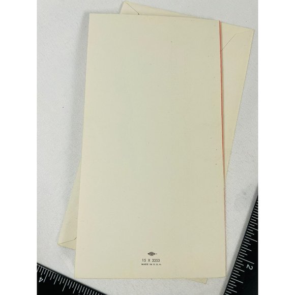 Vintage Greeting Card Hello And Best Wishes Amalgamated Lithographers W Glitter - Picture 5 of 10